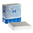 Cocktail Napkins 1/4 Fold White, 240mm x 240mm, 2 Ply MPH38410 20 Packs of 100 Napkins